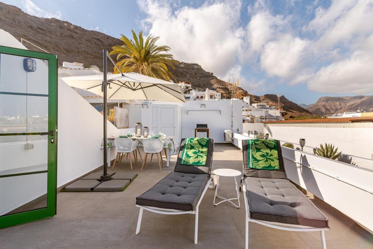 La Flor Beach Puerto De Mogan Eksteriør billede